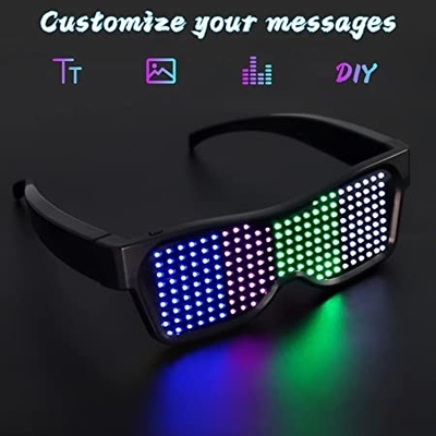 APP는 프로그램 가능한 주도하는 야광 안경 DIY 유일한것을 제어했습니다