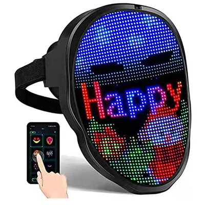 프로그램 가능한 App 주도하는 할로윈 가면 블루투스 Diy 텍스트 이미지