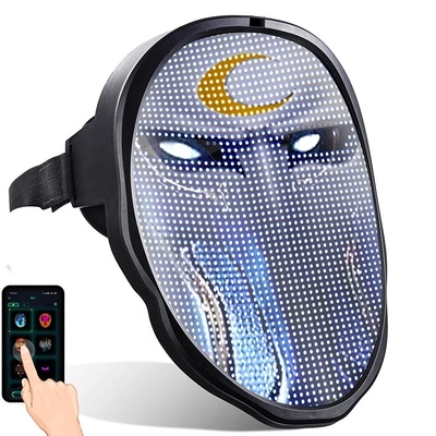 LED 디스플레이 면 마스크 DIY 패턴 텍스트 업로드 사진 APP 제어를 편집하기