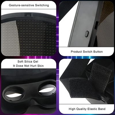 LED 디스플레이 면 마스크 DIY 패턴 텍스트 업로드 사진 APP 제어를 편집하기